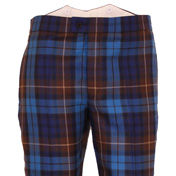 Trews with High Waisted Back, Buchanan Tartan